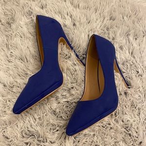 Royal Blue Pointed Heels